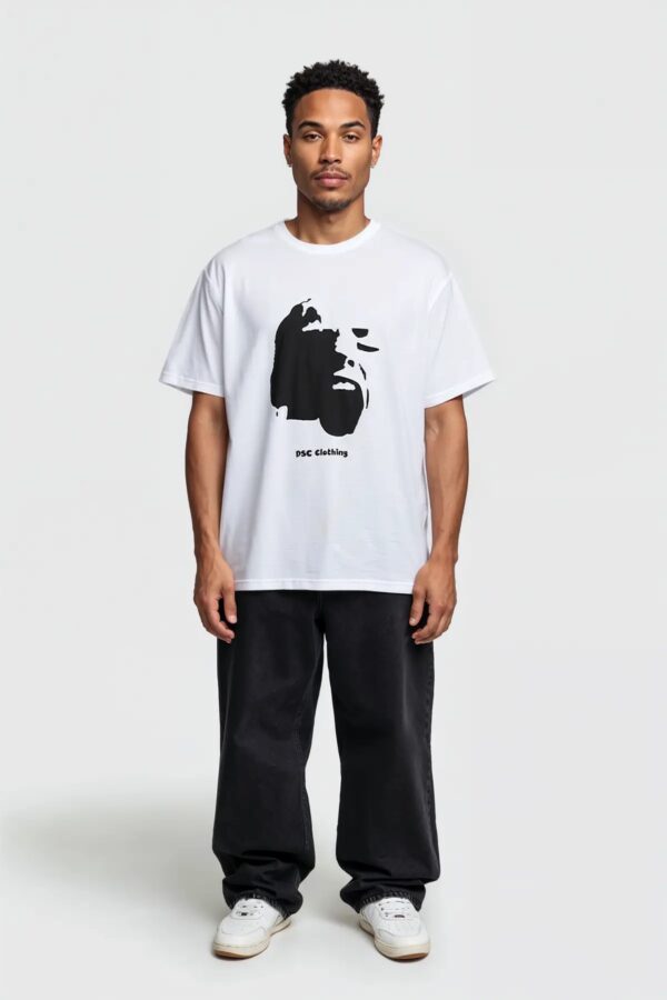 Echo Tee white/black
